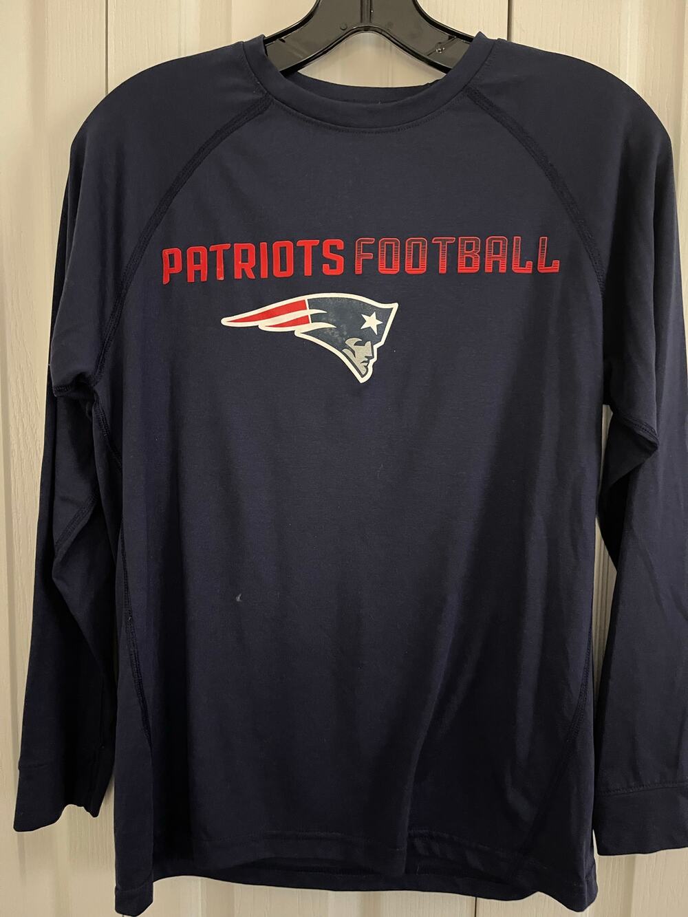 New England Patriots Football Youth XL 14/16 Long Sleeve Shirt NFL Super Bowl